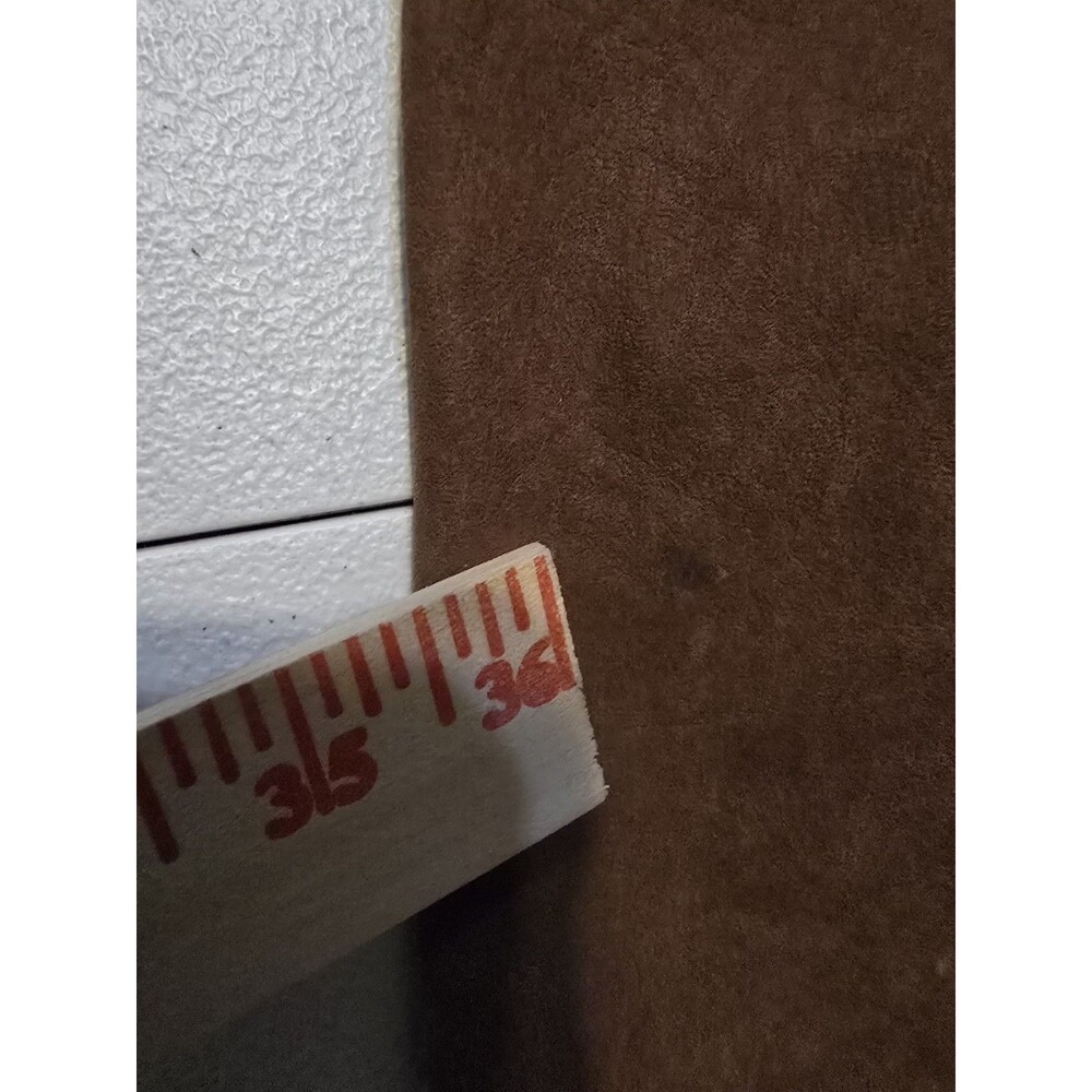 Leather Suede Jacket Womens SZ L Fringe Western Grunge Cowgirl WSpice Rustic - Picture 13 of 16